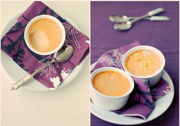 Карамельно-кремовые горшочки