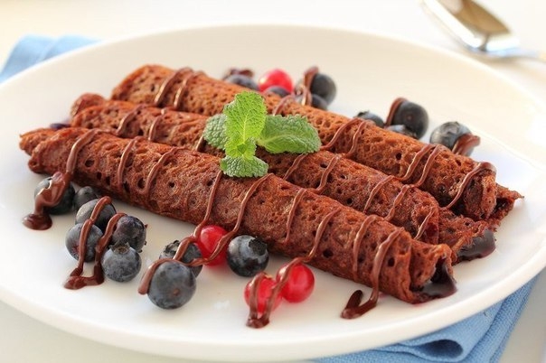 Идеи для масленицы. Шоколадные блинчики