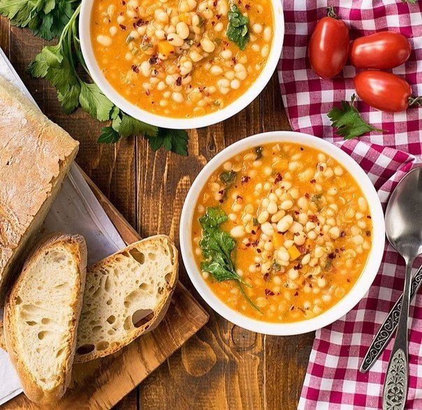 Белая фасоль по-тоскански