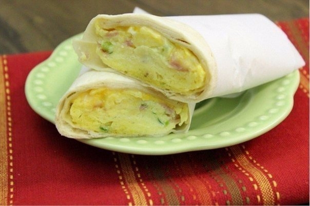 "Бурито с ветчиной и сыром"