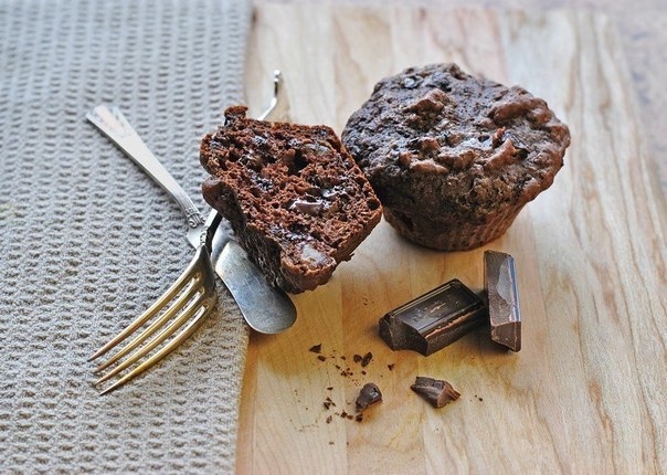 "Маффины с шоколадом и финиками"