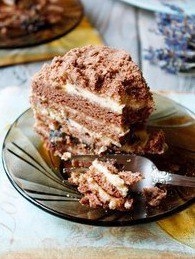 "Шоколадный торт со сметанным кремом"