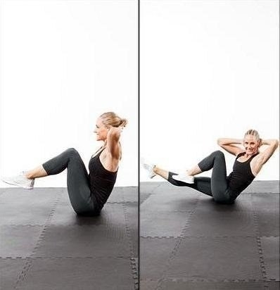 5-минутная тренировка живота. 5-минутная тренировка живота.