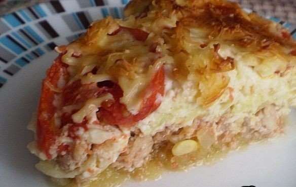 "НЕЖНАЯ ЗАПЕКАНКА С КАБАЧКАМИ"