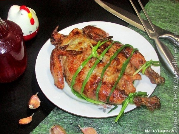 ФАРШИРОВАННАЯ КУРИЦА В "ШТАНИШКАХ"