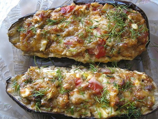 Баклажаны, фаршированные по-каталонски Баклажаны, фаршированные по-каталонски