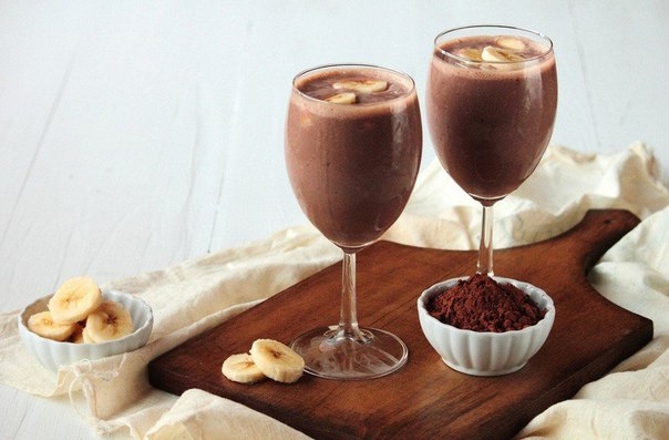 НУ, ОЧЕНЬ ВКУСНЫЙ РЕЦЕПТ - Какао с бананом