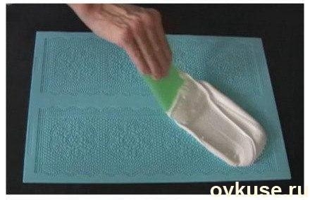 Снежинки из сахарной глазури