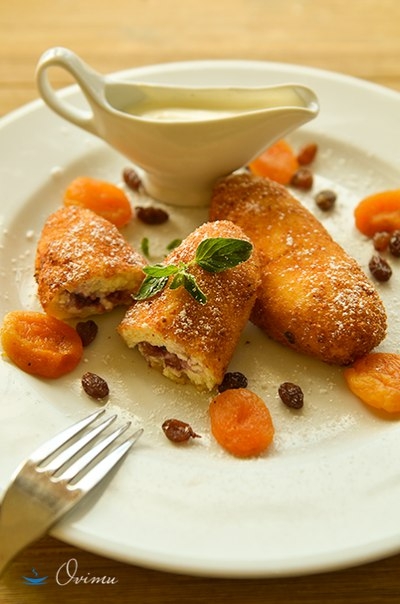 Сырники по-киевски - почти пирожные!