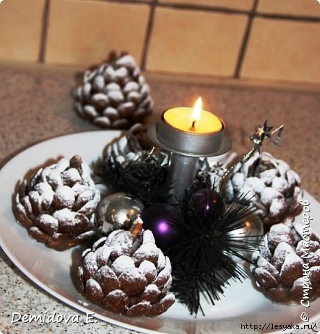 СЪЕДОБНАЯ НОВОГОДНЯЯ ШИШКА СВОИМИ РУКАМИ