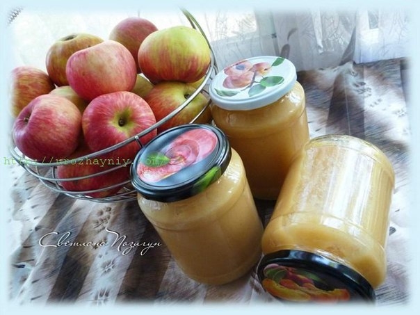 ЯБЛОЧНОЕ ПЮРЕ НА ЗИМУ "НЕЖЕНКА"