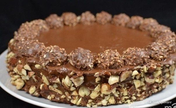 КАК ПРИГОТОВИТЬ ВКУСНЕЙШИЙ ТОРТ "FERRERO ROCHER"