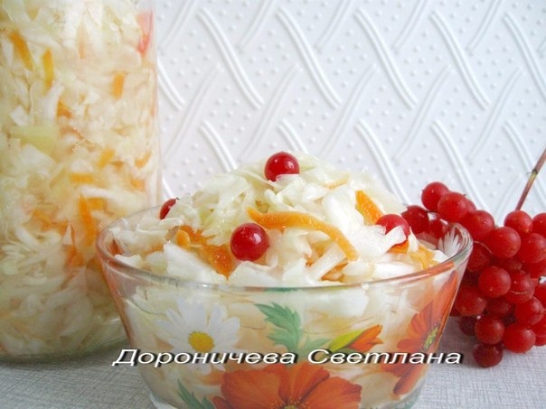 КАПУСТА МАРИНОВАННАЯ ПОД ГНЕТОМ( не на зиму)