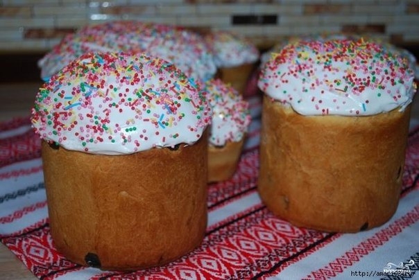 Пасхальный кулич из безопарного теста Пасхальный кулич из безопарного теста