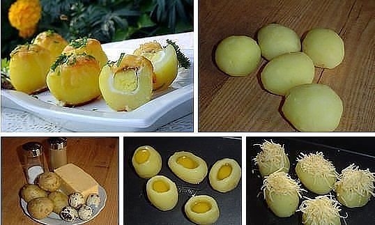 Запеченный картофель "Сюрприз" - необычно и очень вкусно!