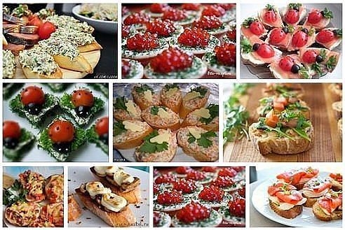 ТОП-10 рецептов вкуснейших бутербродов для праздничного стола!