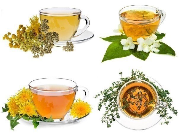 Травяные чаи и мед