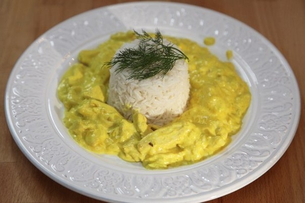 Курица карри с рисом Курица карри с рисом