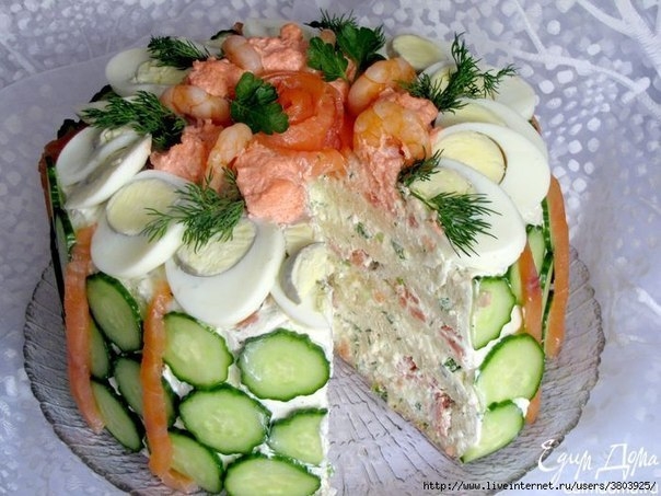 Подборка лучших рецептов салатов-тортов, которые всегда украсят Ваш праздничный стол , удивят и пора