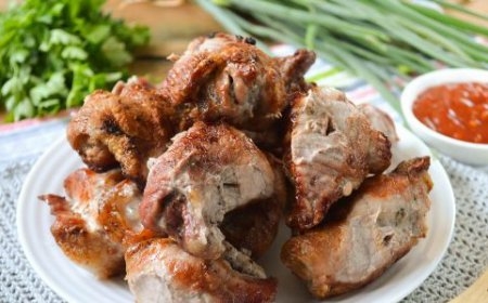 Шашлык из свинины рулетом