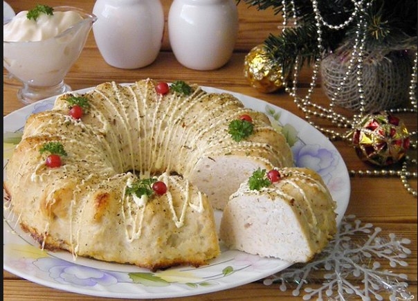 Куриное суфле в духовке