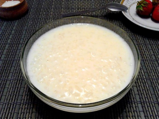 Молочный суп с рисом Молочный суп с рисом