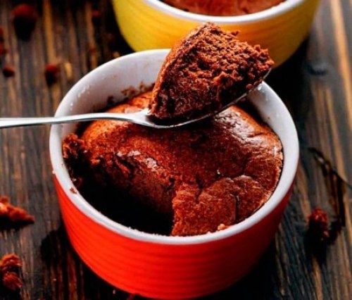 Шоколадно-ореховое суфле