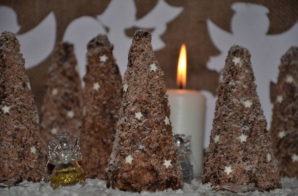 Мини-чизкейки "Елочки"