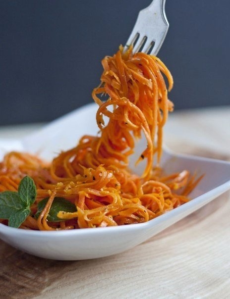 ВКУСНЫЕ СПАГЕТТИ ИЗ МОРКОВИ