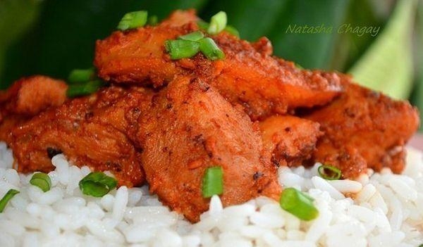 Жареная курица по вкусным маринадом. Жареная курица по вкусным маринадом.