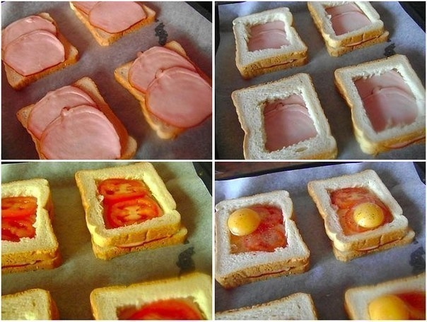 "Необычный и вкусный бутерброд"