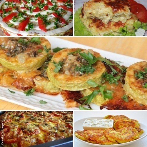 « ТОП - 5 ОЧЕНЬ ВКУСНЫХ БЛЮД ИЗ КАБАЧКОВ »