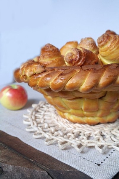 Корзинка с булочками