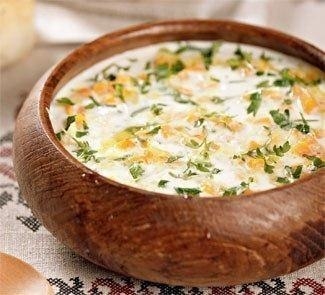 "Сырный суп со сладким перцем"