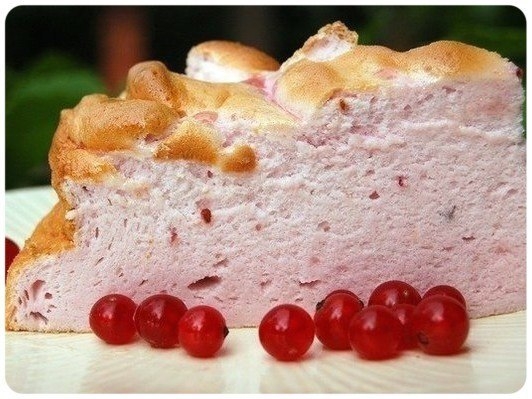 Ягодный торт-суфле "Ягодное облако"