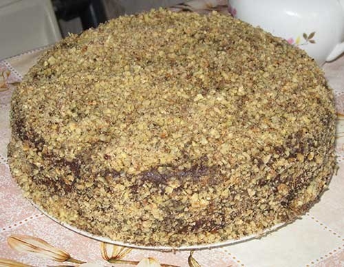 Бисквит с банановым кремом