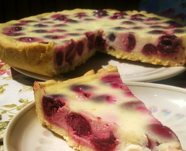 вишневый пирог - 120 ккал