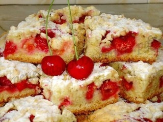 ТЕРТЫЙ ПИРОГ С ВИШНЕЙ ТЕРТЫЙ ПИРОГ С ВИШНЕЙ