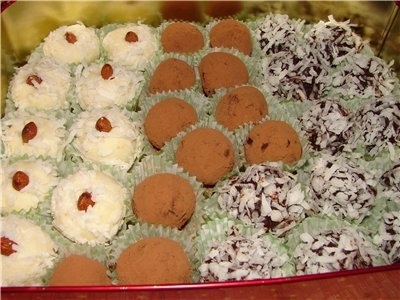 Рецепт конфет трюфелей Рецепт конфет трюфелей