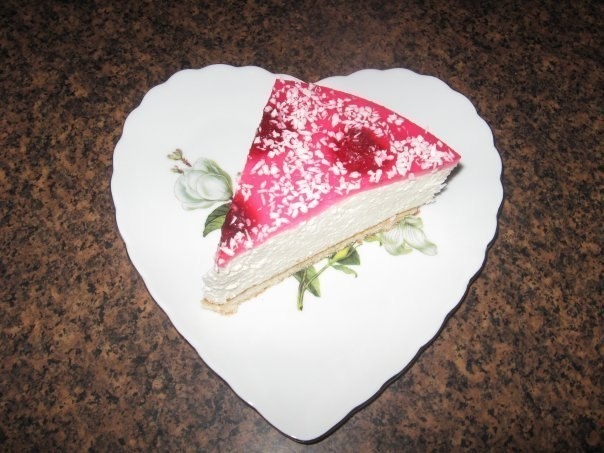 Чизкейк творожно--малиновый. Чизкейк творожно--малиновый.
