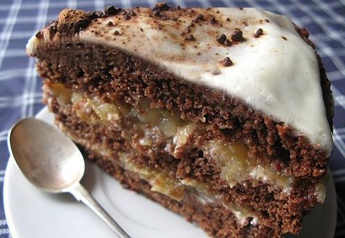 ШОКОЛАДНЫЙ ТОРТ С ЯБЛОЧНЫМ ПОВИДЛОМ ШОКОЛАДНЫЙ ТОРТ С ЯБЛОЧНЫМ ПОВИДЛОМ