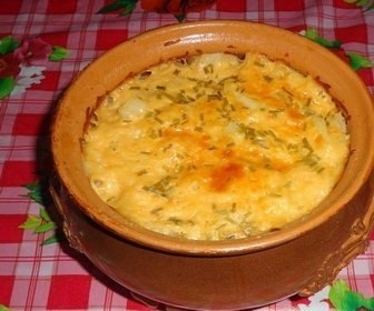 Картофель с морковью и сыром в горшочке Картофель с морковью и сыром в горшочке