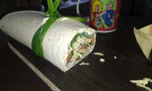 12) Лаваш с семгой 12) Лаваш с семгой