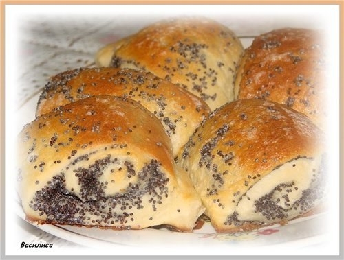 Булочки с сыром и маком Булочки с сыром и маком