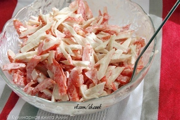 21) Салат "Красное море"