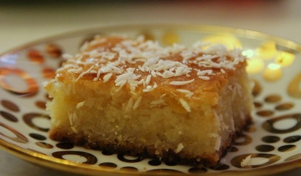 Кокосовый пирог с лимонной пропиткой