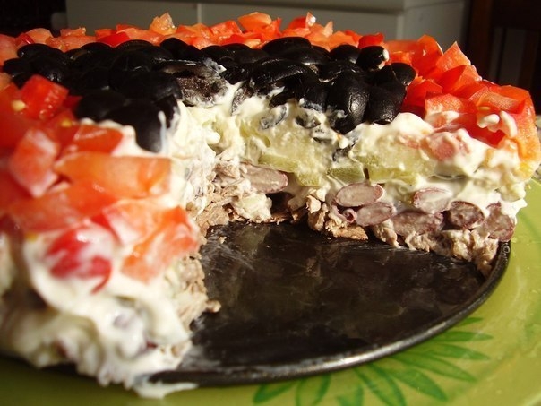 Салат " Коварство и любовь"