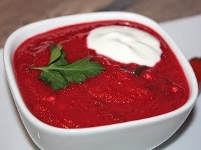 Острый крем-суп из свеклы Острый крем-суп из свеклы