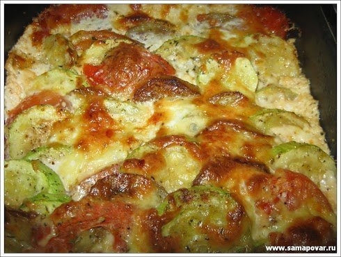 Овощная запеканка. Ужин без ущерба для фигуры.