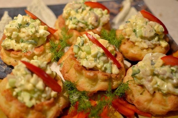 Картофельные корзинки.